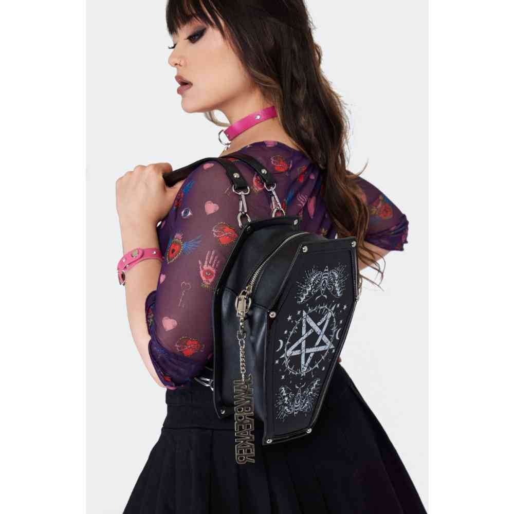 Jawbreaker - Pentagram Printed Coffin Sac bandoulière - Noir